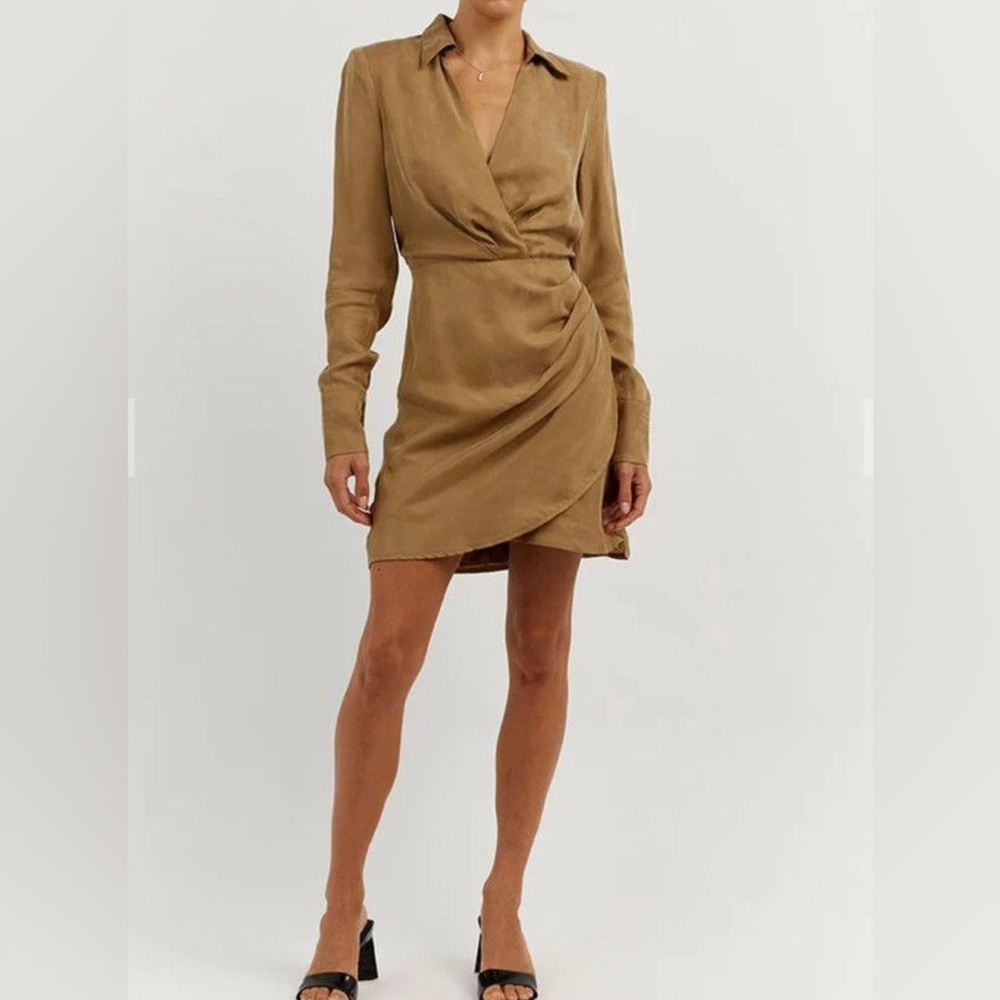 DISSH Fallon Pampas Gathered Dress